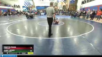 138 lbs Cons. Round 1 - Gabe Larsen, Coeur D Alene vs Tristyn Frank, Timberlake