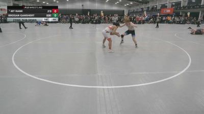 175 lbs Cons. Sub-semis - Jet Rank, JFlo Trained vs Brogan Ganshert, Big Game Wrestling Club