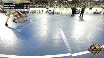 126 lbs 5th Place - Joshua Garcia, Grapevine Grapplers vs Brody Mcnac, Bristow Elementary Wrestling Club
