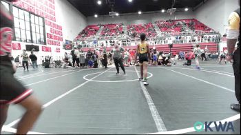 92-96 lbs Rr Rnd 3 - Kasen Smith, Team Nomad vs JZ Osei, OKC Saints Wrestling
