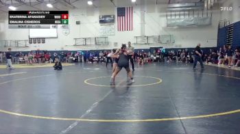 170 lbs Cons. Round 3 - Emalina Cisneros, West Salem vs Ekaterina Afanasiev, Woodburn