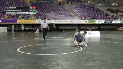 184 lbs Placement Matches (16 Team) - Branson Britten, Central Oklahoma vs Kaden Hart, Nebraska-Kearney