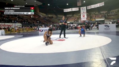 Schoolgirls - 110 lbs 1st Place Match - Rio Rening, Wright Wrestling Academy vs Alexandria Munguia, Central Coast Most Wanted Wrestling Club