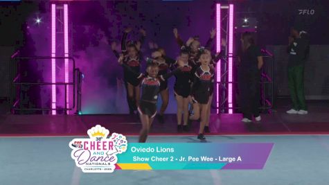 Show Cheer 2 - Oviedo Lions [2025 Jr. Pee Wee Day 1] 2025 Pop Warner National Cheer & Dance Championship