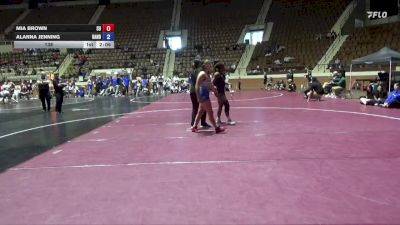 145 lbs Round 4 (8 Team) - Savannah Chesney, Mount Olive vs Madeline Kubicki, Presbyterian