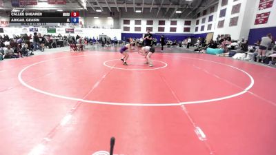 124 lbs Cons. Round 1 - Callee Shearer, Morningside vs Abigail Geairn, Albion