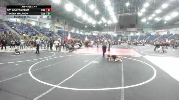 54 lbs Round Of 16 - Livi-Ana Pacheco, Steel City Reloaded WC vs Teagen Walston, Team Champs (MT)