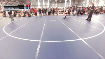 113 lbs 3rd Place Match - Bodey Schweiger, Inland Northwest Wrestling Training Center vs Bryan Garcia Rosas, Washington