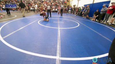 67 lbs Rr Rnd 1 - Hollis Thomas, Wagoner Takedown Club vs Ulrich Dyches, IRONMEN Wrestling Club