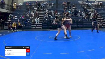 155 lbs 3rd Place - Alexia Foca, Campbellsville (W) vs Annabelle Helm, Gannon