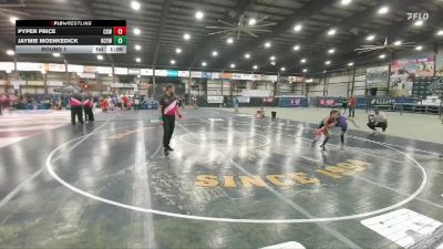 60 lbs Round 1 - Jaymie Moenkedick, Harding County Youth Wrestling vs Pyper Price, Camel Kids Wrestling