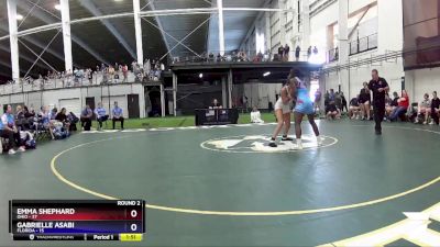 130 lbs Round 2 (4 Team) - Emma Shephard, Ohio vs Gabrielle Asabi, Florida