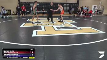 145 lbs Champ. Round 2 - Royce Butt, Big Game Wrestling Club vs Sevastian Soto, Grand View Wrestling Club