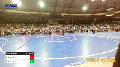 67 lbs Consi Of 32 #2 - Keo Andrist, ReZults Wrestling vs Kaleb Kelly, Broken Arrow Wrestling Club