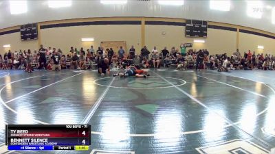 71 lbs Quarterfinal - Ty Reed, Midwest Xtreme Wrestling vs Bennett Silence, Contenders Wrestling Academy