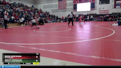 138 lbs Semifinal - Simon Boeckman, Holdingford vs Edwyn Gonzalez, Atwater-Cosmos-Grove City