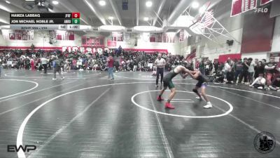 120 lbs Cons. Round 1 - Jon Michael Noble Jr., Angelo Rodriguez vs Hamza Labbaq, John F Kennedy -Fremont