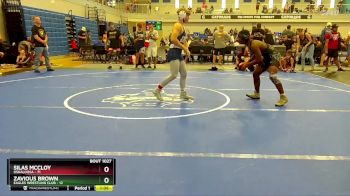 130 lbs Semifinal - Silas Mccloy, Oskaloosa vs Zavious Brown, Eagles Wrestling Club