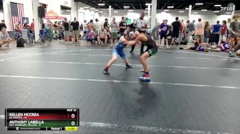 88 lbs Round 2 (6 Team) - Kellen McCrea, Lil Shutts vs Anthony Labella, Mat Warriors Yellow