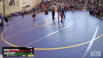 145 Girls Semifinal - Hannah Catungal, Mira Mesa vs Maisen Vesco, Rancho Bernardo