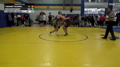 215 lbs Consy 5 - Zachary Caldwell, St. Francis-NY vs John Montgomery, Franklin Regional