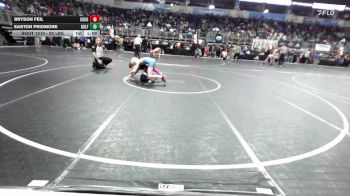 92 lbs Round Of 32 - Bryson Feil, Cougar WC vs Easton Pridmore, Gulf Coast WC
