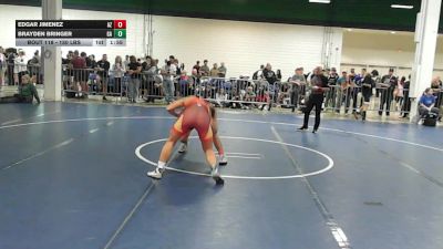 150 lbs Consi Of 64 #1 - Edgar Jimenez, AZ vs Brayden Bringer, GA