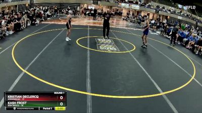 107 lbs Round 1 (4 Team) - Kristian DeClercq, Hononegah vs Kash Frost, Don Bosco