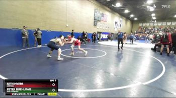 138 lbs Cons. Round 4 - Seth Myers, Kerman vs Peter Ruehlman, Dos Pueblos