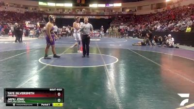 4A 285 lbs Champ. Round 1 - Taye Silversmith, Miyamura vs Jayiu Johu, Kirtland Central