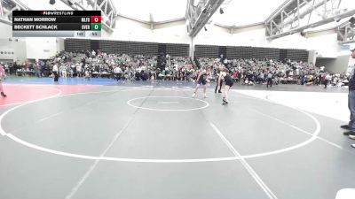 140-J lbs Quarterfinal - Nathan Morrow, Milford Senior vs Beckett Schlack, Overtime