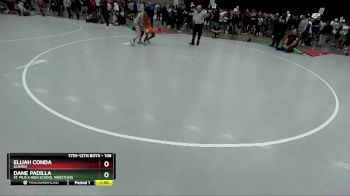 106 lbs Champ. Round 1 - Dane Padilla, St. Pius X High School Wrestling vs Elijah Conda, Illinois