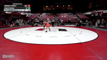 110 lbs Round Of 16 - Abbigail O'Kelly, Yukon vs Leslie Rivera, Putnam City