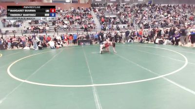 68 kg 7th Place Match - Margaret Buurma, Laker Wrestling Club vs Timberly Martinez, MJ Mustangs Wrestling