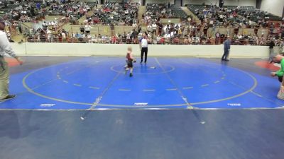 37 lbs Consolation - Colten Strickland, Backyard Brawlers Wrestling Club vs Kaydence Neal, Dendy Trained Wrestling
