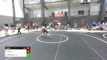 130 lbs Quarterfinal - Raiden Cook, Victory Wrestling-Central WA vs Kyson Peterson, Concede Nothing WC