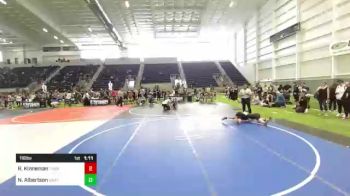 116 lbs Quarterfinal - Ryder Kinneman, Thorobred WC vs Nicholas Albertson, Unattached