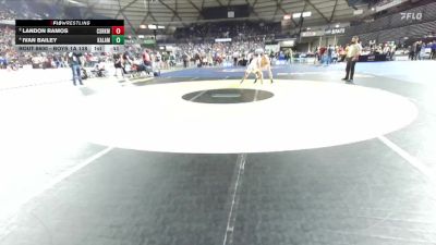 Boys 1A 138 lbs 3rd Place Match - Landon Ramos, Castle Rock vs Ivan Bailey, Kalama