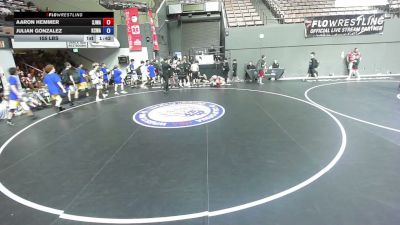 155 lbs Aaron Hemmer, SJWA - San Joaquin Wrestling Association vs Julian Gonzalez, KCWA - Kern County Wrestling Association