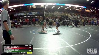 2A 160 lbs Quarterfinal - Christopher Chop, Fleming Island vs Ransom Randolph, Winter Springs