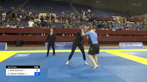Jessica Rae Spencer vs Kelli Elaine DuBois 2024 Pan IBJJF Jiu-Jitsu No-Gi Championship