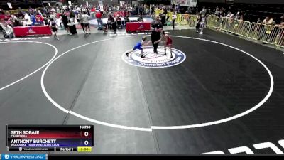 67 lbs Cons. Semi - Seth Sobaje, California vs Anthony Burchett, Woodlake Tiger Wrestling Club