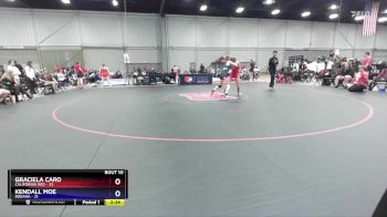 100 lbs Round 3 (8 Team) - Graciela Caro, California Red vs Kendall Moe, Indiana