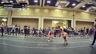 145 lbs Round Of 64 - Maya Ramirez, Dog Pound WC vs Avery Naven, Elite Force WC