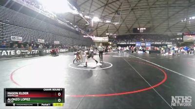 2A 152 lbs Champ. Round 1 - Mason Elder, Enumclaw vs Alonzo Lopez, Selah