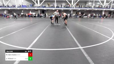 149 lbs Consi Of 16 #2 - Mason Barvitskie, Army-West Point vs Josh Hillard, F&M