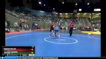 132 lbs Finals (8 Team) - Emma Zylstra, 2/1A Lowell vs Dennak Towne, 2/1A Glide