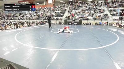 U20 Women - 65F Champ. Round 2 - Daniella Nugent, MA vs Cadence Diduch, IL