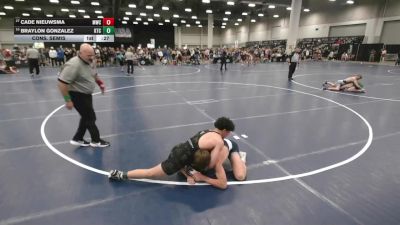 144 lbs Cons. Semis - Cade Nieuwsma, MATPAC Wrestling Club vs Braylon Gonzalez, KD Training Center