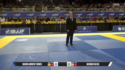 Maximo Rai Bui vs Mason Andrew Turner 2026 Pan Kids Jiu-Jitsu IBJJF Championship
